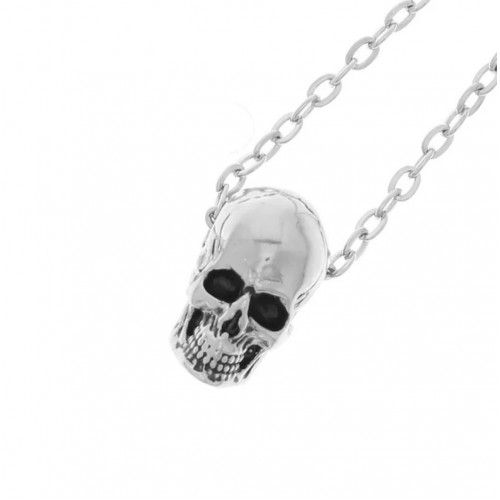3D Skull Pendant - Chain Necklace