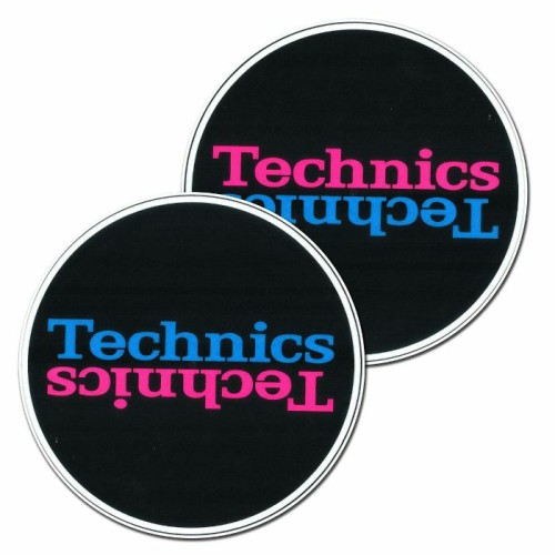 Pink & Blue Technics Slipmats - 