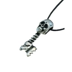Skull Key - Corded Necklace