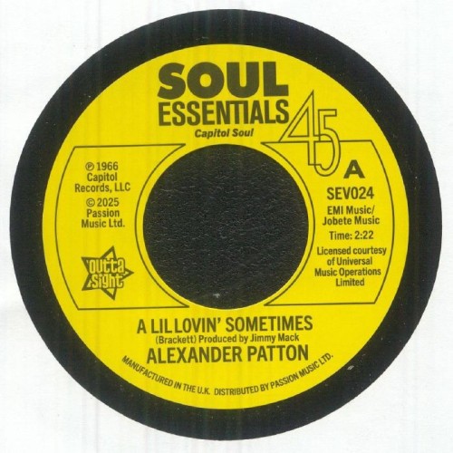 Alexander Patton - A Lil Lovin Sometimes