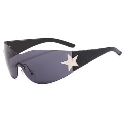 Star Wrap Around Sunglasses - 