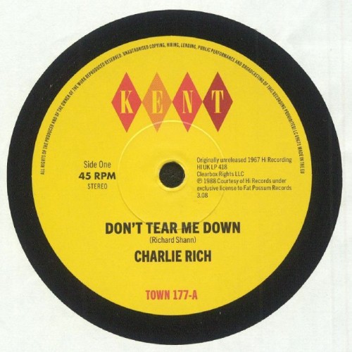 Charlie Rich - Dont Tear Me Down