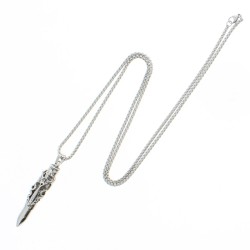 Engraved Bullet - Chain Necklace