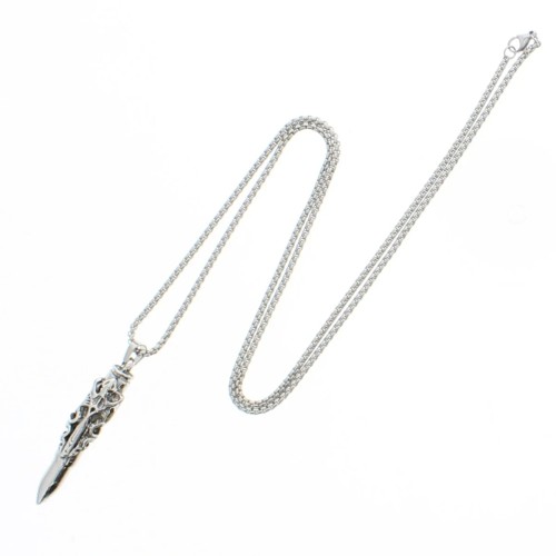 Engraved Bullet - Chain Necklace