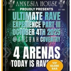 Various - Amnesia House Ultimate Rave Experience Part III VIP Globe Bar