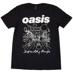 Oasis - Definitely Maybe Line Drawing